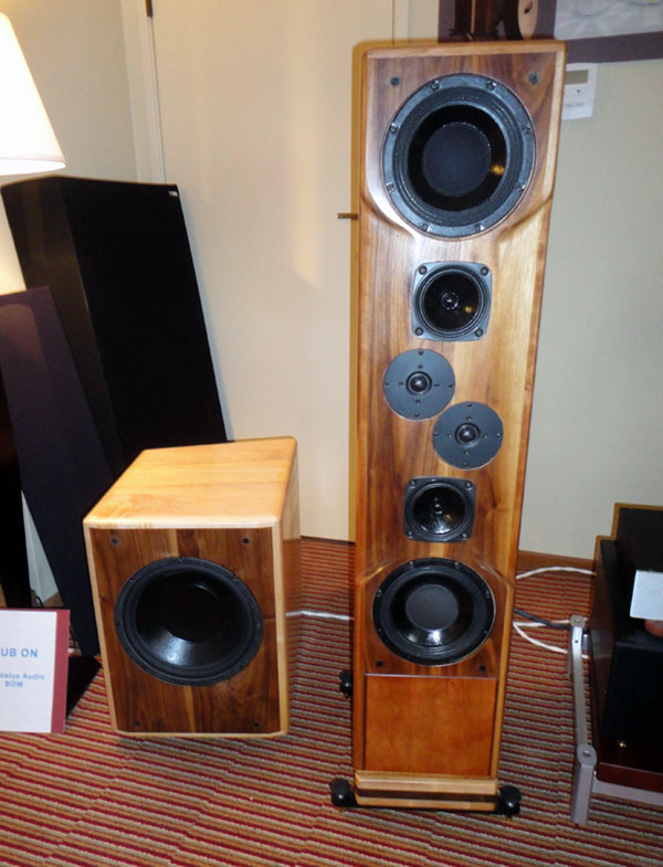 Daedalus Audio Ulysses Speakers and BOW (bass optimization woofer)