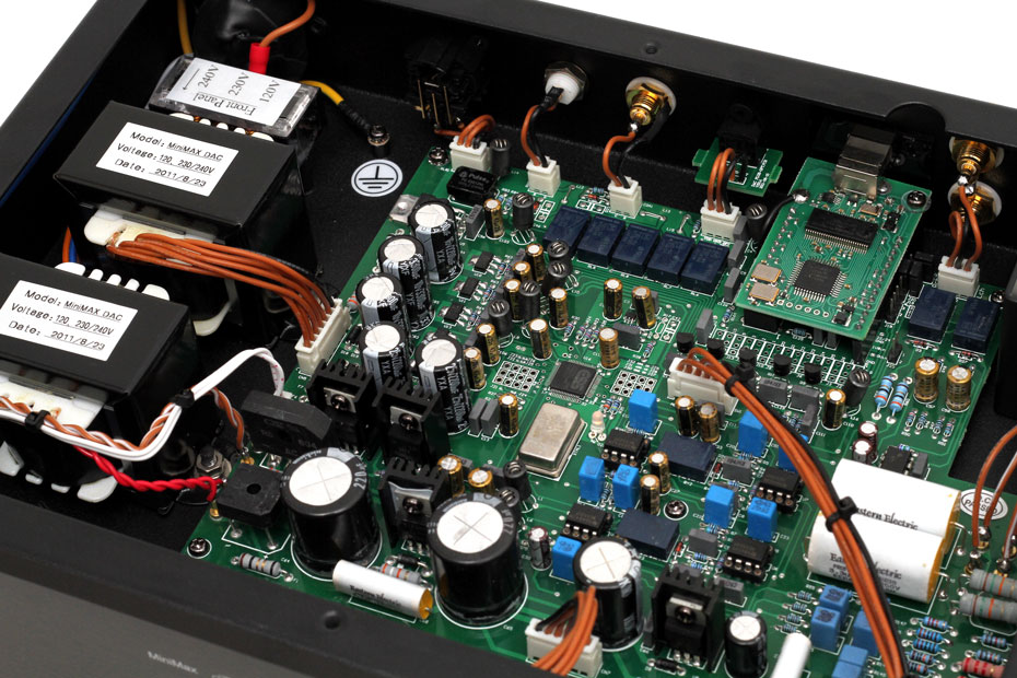 Inside the Eastern Electric Tube DAC Plus Digital-to-Analog Converter Rear Panel