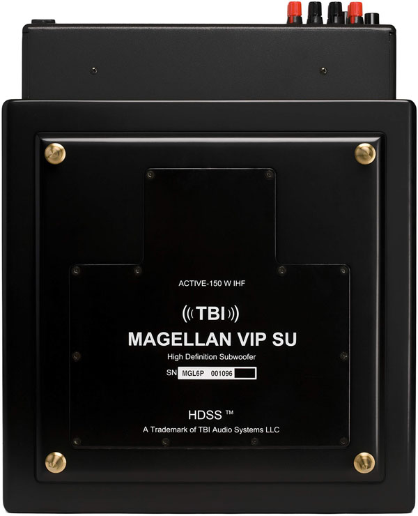 TBI Audio Systems Magellan VIP su Active Subwoofer System bottom view