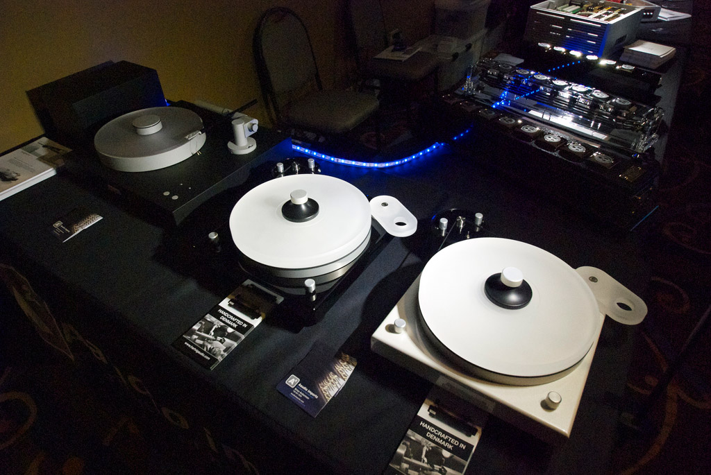 Aaudio Imports and Hartvig turntables