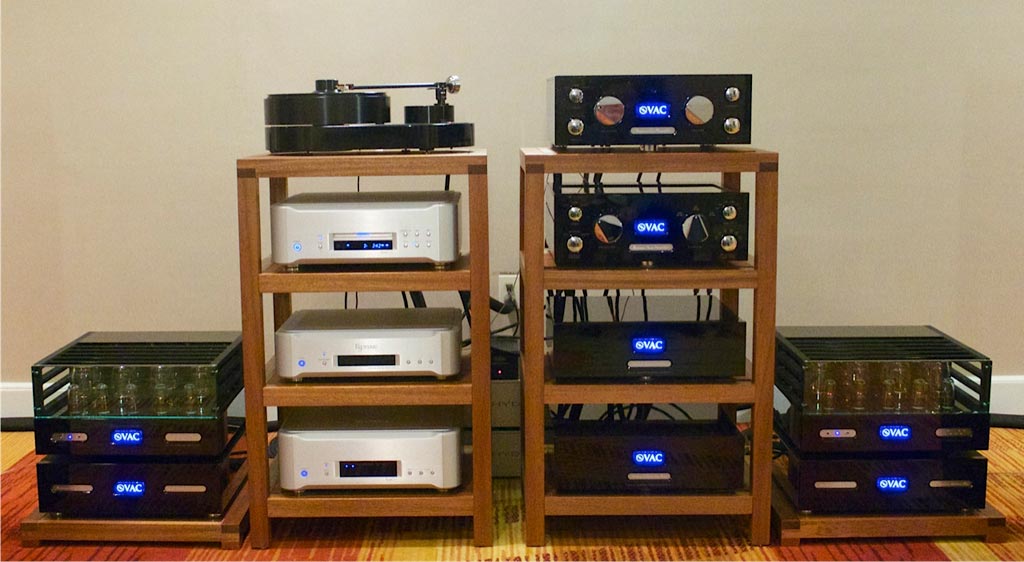 Tannoy Kingdom Royal speakers, VAC Reference Electronics and an AMG turntable with a Clearaudio Goldfinger Statement Cartridge