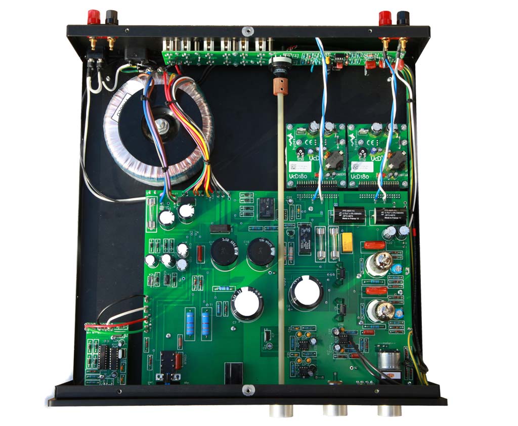 Rogue Audio Sphinx integrated amplifier internal view