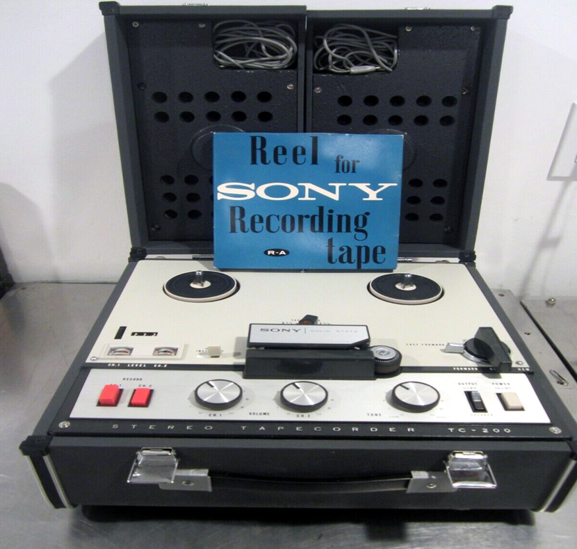 Sony TC-200 Reel-to-Reel tape deck and My 50-Year Audio Journey in